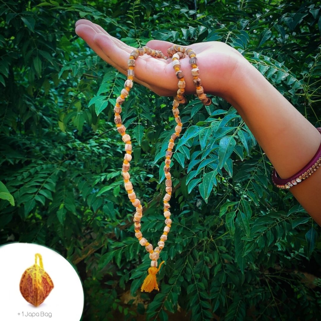 Tulsi Mala with Japa Bag